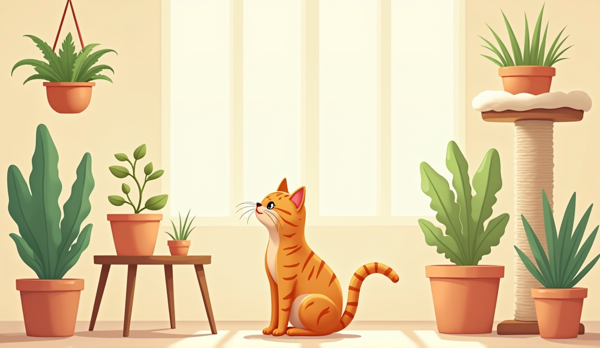 How to Keep Cats from Chewing Indoor Plants