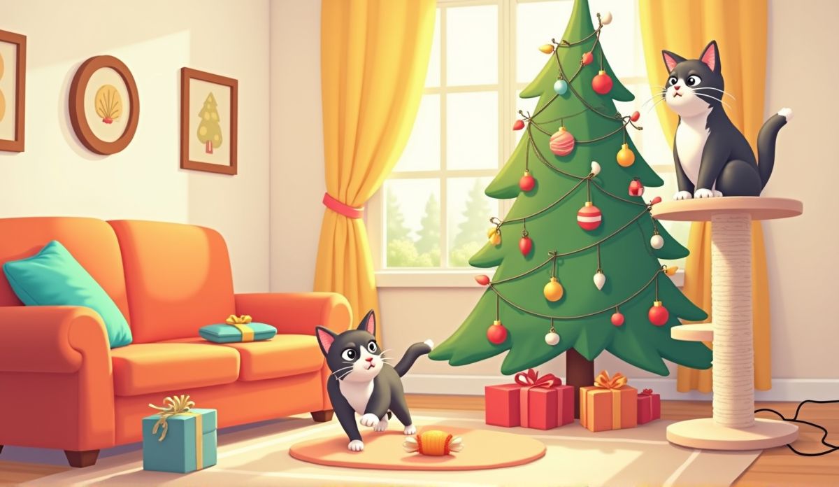 Holiday Decoration Safety for Cats