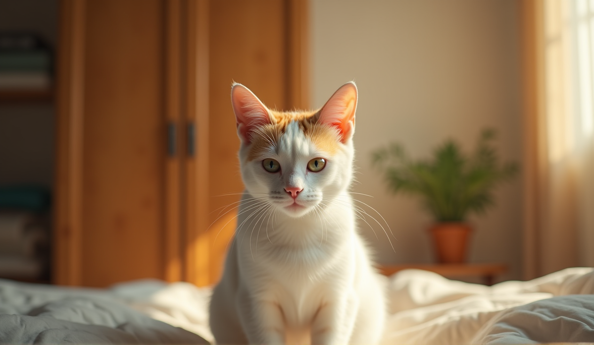 Cat Tail Hanging Down Pain or Low Mood